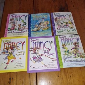 6 hardcover fancy Nancy books